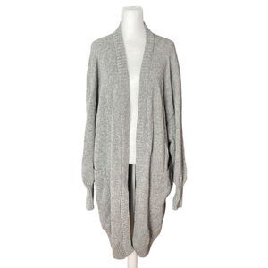 Christy Dawn XL The Elsie Cardigan Opal Knit Gray Baby Alpaca NWT Sweater